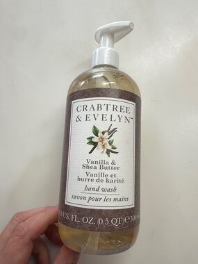Crabtree & Evelyn Vanilla & Shea Butter Hand Soap - Cream, Brown